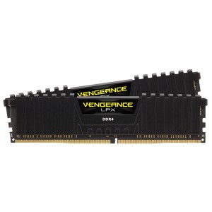 Corsair - Vengeance LPX 16GB (2 x 8GB) DDR4 DRAM 3600MHz C18 AMD Ryzen Memory Kit - Black