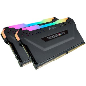 Corsair Vengeance RGB Pro - Black heatsink 16GB (8GB x 2 kit) DDR4-3000 CL15 1.35v - 288pin Memory Module