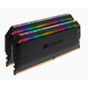 Corsair - Dominator Platinum RGB 64GB (2 x 32GB) DDR4 DRAM 3600MHz C18 Memory Module Kit