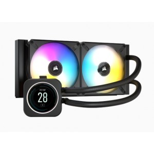 Corsair - iCUE H100i Elite LCD Display Liquid CPU Cooler
