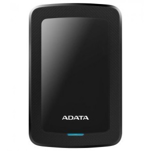 Adata - HV300 2TB 10mm Slim Design External Hard Drive - Black