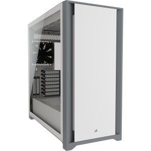Corsair - 5000D Tempered Glass Mid-Tower ATX PC Case - White