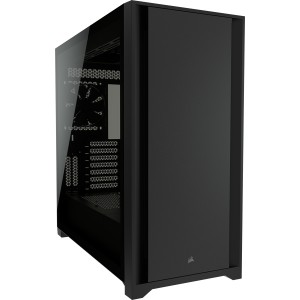 Corsair - 5000D Tempered Glass Mid-Tower ATX PC Case - Black