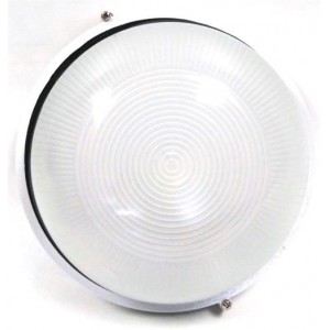 Noble Pays Round Bulkhead Light Fitting Large - White