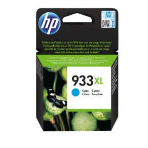 HP CN054AE 933XL High Yield Cyan Original Ink Cartridge