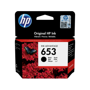 HP 3YM75AE 653 Black Original Ink Advantage Cartridge