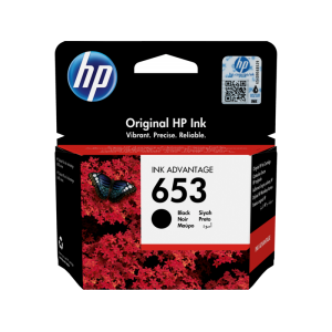 HP 3YM75AE 653 Black Original Ink Advantage Cartridge