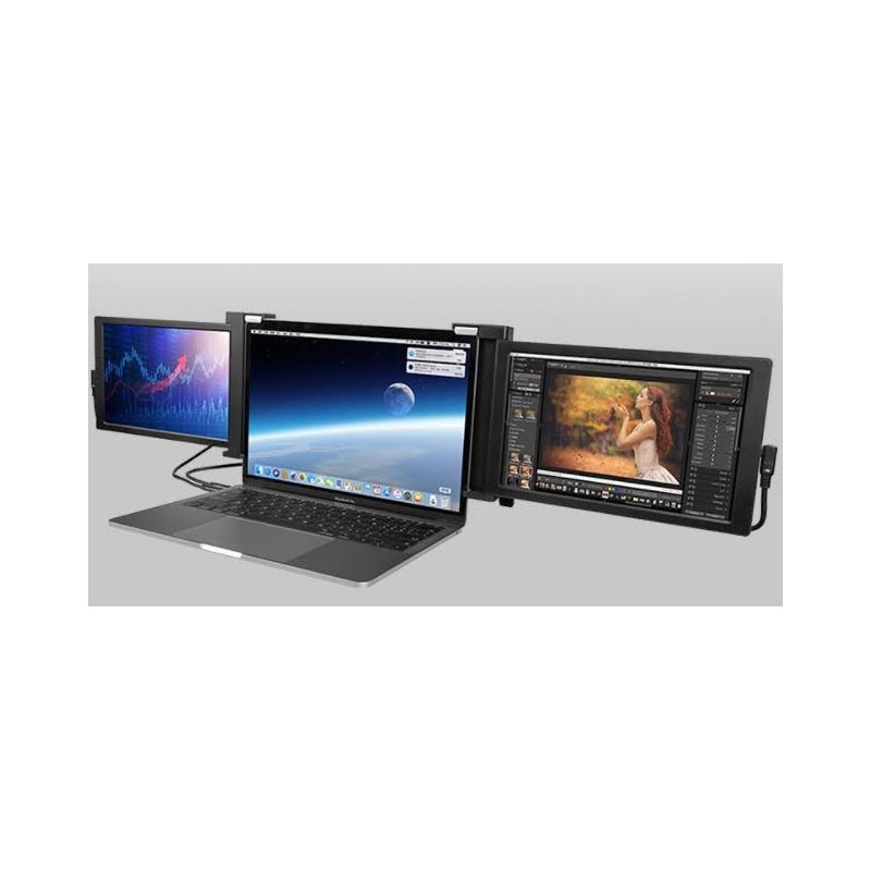 Dual Portable Monitors for Laptops - 14.1 inch / 1920x1080 - GeeWiz