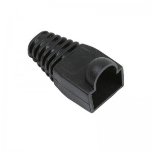 Network Rubber Boot RJ45 - black (200 pack)
