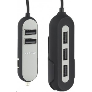 Whizzy 5 Port USB Family Car Charger