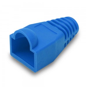 Network Rubber Boot RJ45 - blue (100 pack)