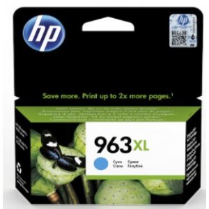 HP 3JA27AE 963XL High Yield Cyan Original Ink Cartridge