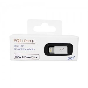 PQI - iDongle White - Micro-usb to Lightning Adapter