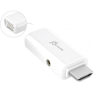 j5create - JDA203 HDMI to VGA Video Adapter Converter with Audio