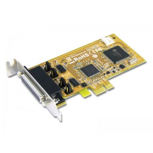 Sunix 5437PHL 2-port RS-232 High Speed PCI Express Low Profile Serial Board with Power Output