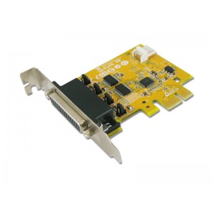 Sunix SER6437PHL 2-port RS-232 High Speed PCI Express Low Profile Board with Power Output Add On Card