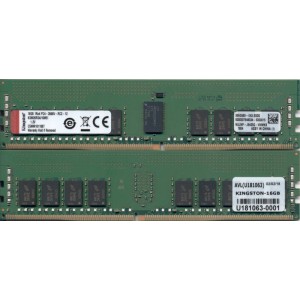 Kingston Technology KSM26RS4/16Mei 16GB Valueram DDR4-2666 CL19 - 288pin 17Gb/sec Memory Bandwidth 1.2V Memory Module