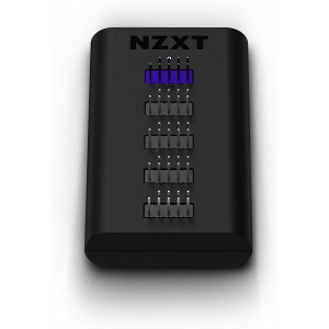 NZXT Internal USB Hub 3 - AC-IUSBH-M3-4 Internal USB 2.0 Ports - 3M Dual Lock Tapes - Magnetic Body - Plug and Play