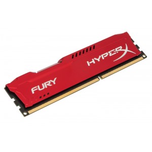 Kingston HyperX Fury Red Memory - 8GB 1866MHz DDR3 CL10 DIMM