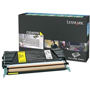 Lexmark C524 Yellow Return Program Cartridge