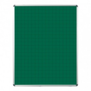 Parrot Educational Board Magnetic Chalkboard (1220*920 - Grey Squares - Side Panels - Option A)