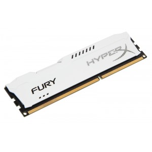 Kingston HyperX Fury Series Memory - 4GB DDR3-1600MHz - White