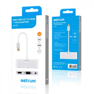 Astrum A38016-Q Mini Display Port to HDMI + VGA Adapter