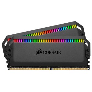 Corsair Dominator Platinum RGB 32GB DDR4-3200 ( Pc4-25600) - CL16 Memory (Kit of 2)