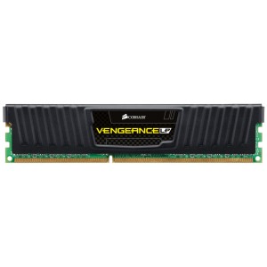 Corsair Vengeance LP with Black Low-profile Heatsink- 8GB- DDR3-1600- CL10- 1.5v - 240pin - Memory