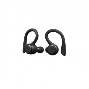 Volkano Momentum Series IPX7 Sports Hook TWS Earphones + Charging Case - Black