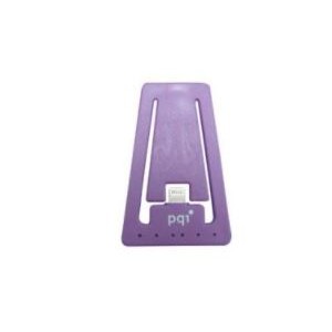 Pqi I-Cable Lightning 30 Flat+Stand Purple- Apple Mfi Certified - 30cm