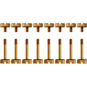 Corsair - Crystal Series 570X Gold Anodized Aluminum Thumbscrews
