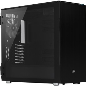 Corsair Carbide Series 678C Low Noise Tempered Glass ATX Computer Chassis - Black