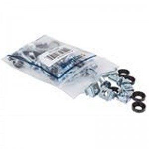 Intellinet M6 Cage Nut Set for Server- Rack or Cabinet- Includes Cage Nuts- Screws and Plastic Washers