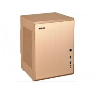 Lian Li - PC-Q34 Mini-ITX Computer Chassis - Gold (No PSU)