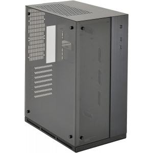 Lian Li PC-O10WX Midi-Tower Aluminium Computer Case - Black (No PSU)