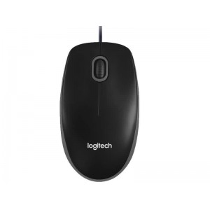 Logitech B100 Optical USB Mouse - Black