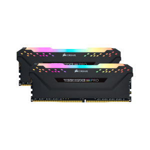 Corsair Vengeance RGB Pro 64GB (2 x 32GB) DDR4-2666MHz CL16 Black Desktop Gaming Memory