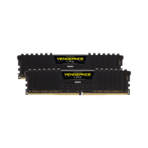 Corsair CMK64GX4M2E3200C16 Vengeance LPX 64GB (2 x 32GB) DDR4-3200MHz CL16 Black Memory Kit