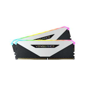 Corsair Vengeance RGB RT 64GB (2 x 32GB) DDR4-3200MHz CL16 Ryzen Optimised White Desktop Gaming Memory Kit