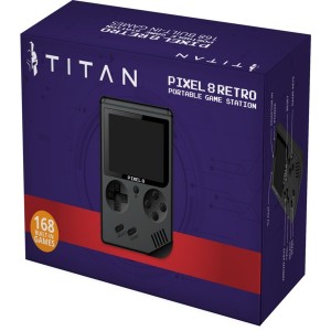 Titan - Pixel 8 Retro Portable Game Station - 168 in 1
