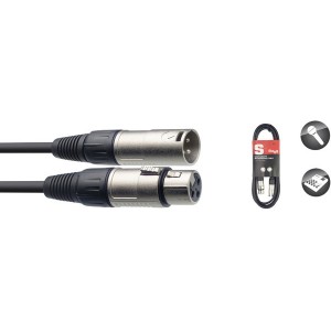 Stagg SMC3 Series XLR-XLR Microphone Cable - 3m - Black