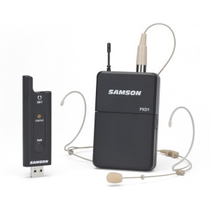 Samson XPD2 XPD Series USB Digital Headset Wireless Microphone System - Black