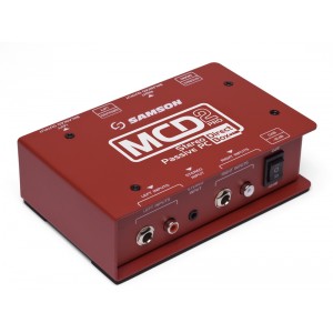 Samson MCD2 Pro Stereo Passive Computer Direct Box - Red