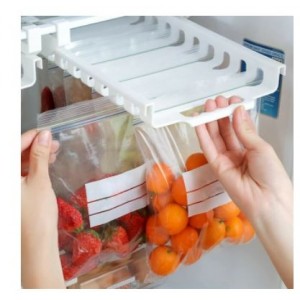 Refrigerator Storage Bag Rack