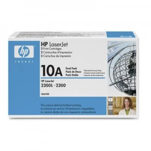 HP Q2610D 2 x No.10a Black Toner Dual Pack for HP Laserjet 2300