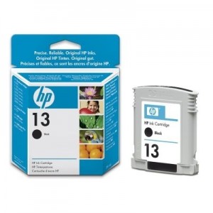 HP C4814AE No 13 Black Ink Cartridge 28ml