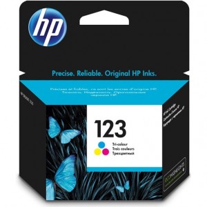 HP F6V16AE 123 Tri-Color Ink Cartridge