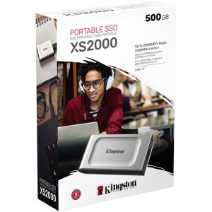 Kingston Technology - XS2000 500GB USB 3.2 Gen 2x2 Portable SSD