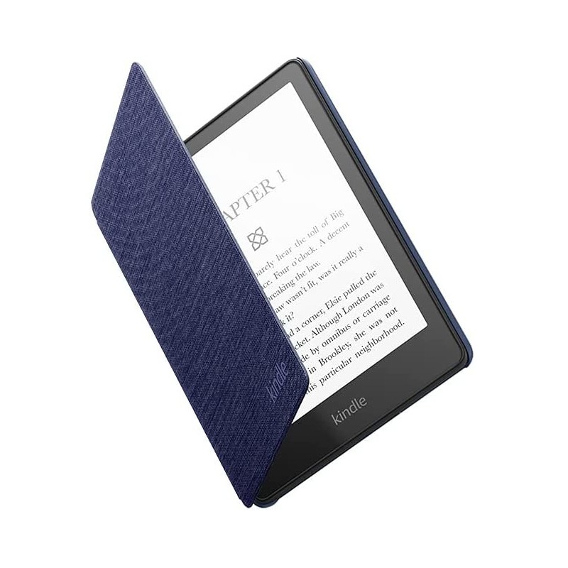 Kindle Paperwhite (第11世代) 青色カバー付き kindle-paperwhite-fabric-cover